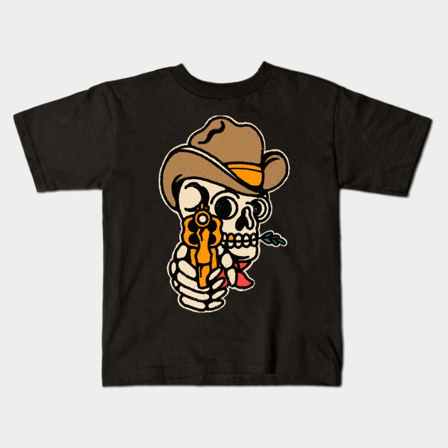 Cowboy Kids T-Shirt by ILLUSTRA.13